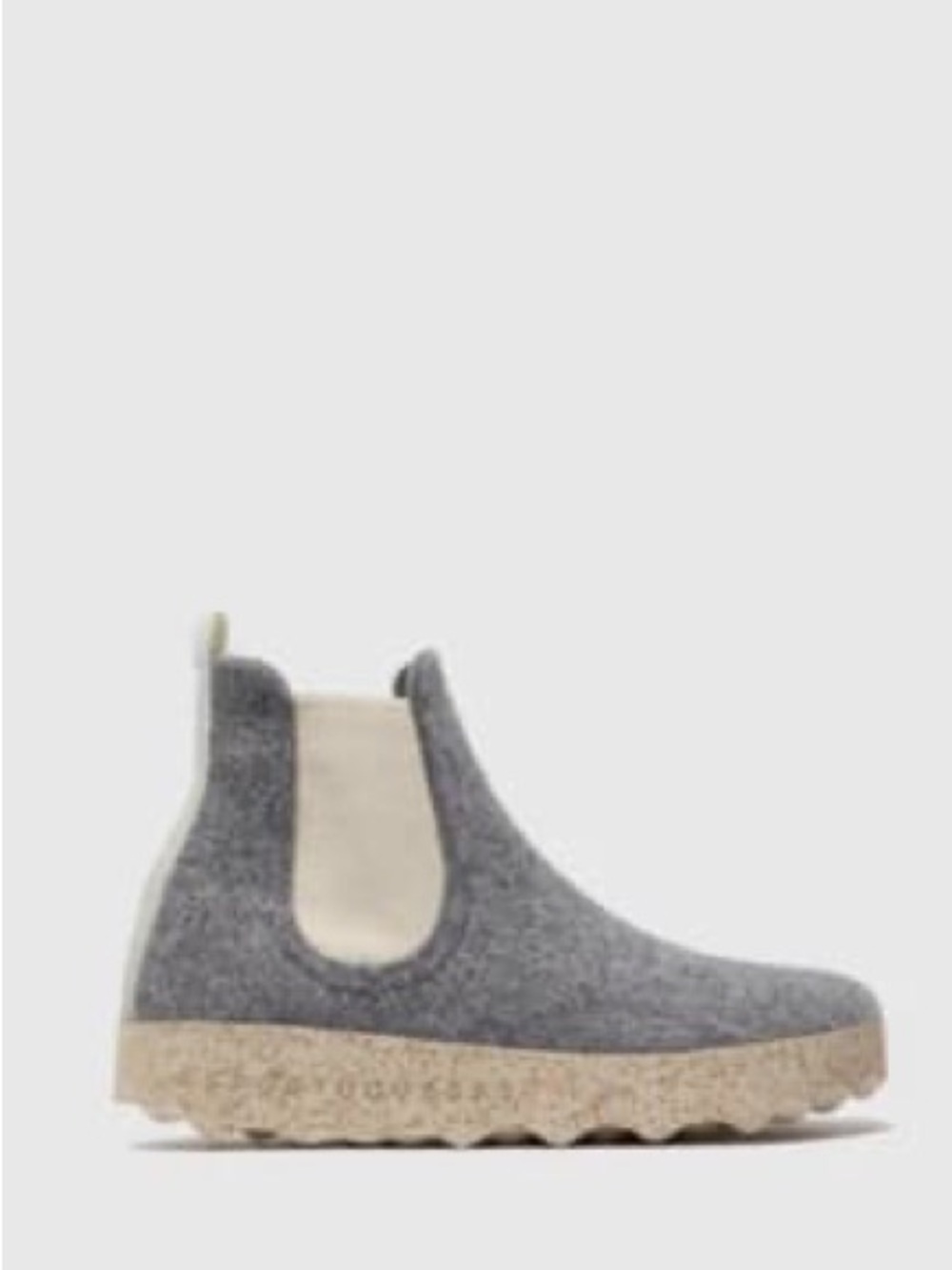 ASPORTUGUESAS Grey Caia Chelsea Boot - Size 38 - Made in Portugal